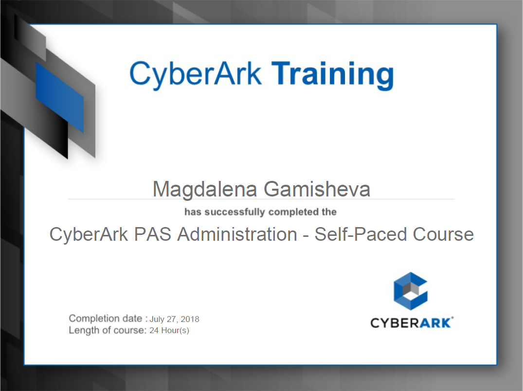 CyberArk PAS Administration
