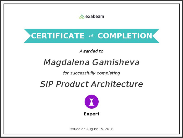Exabeam SIP Product Architecture